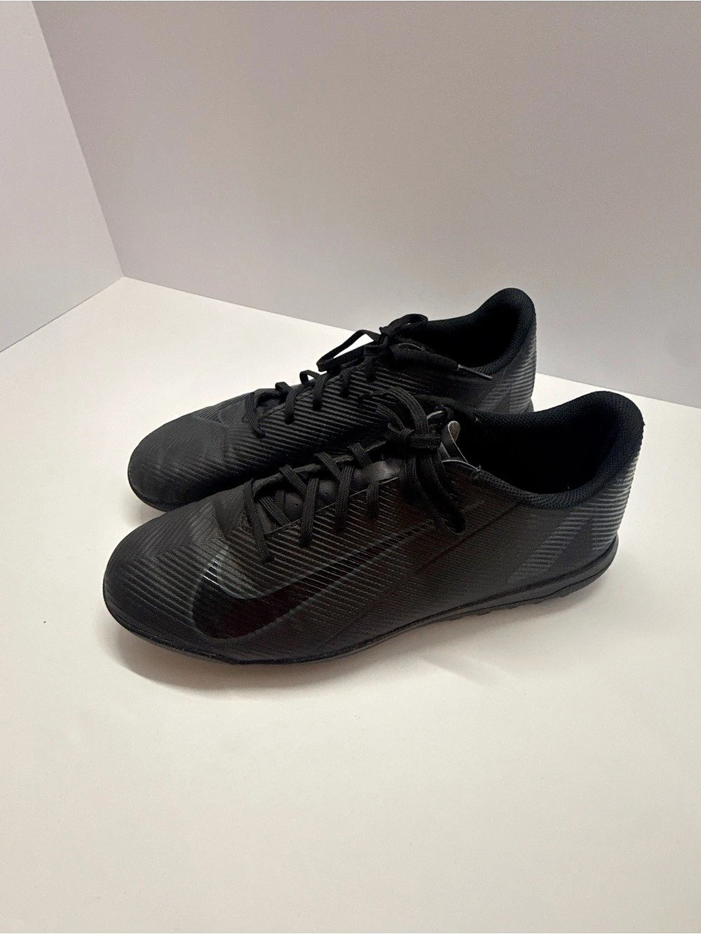 Nike Vapor 14 Men's Black Soccer Cleats US 9